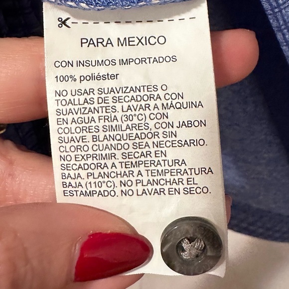 PGA Tour Blue Check Men’s Golf Polo Shirt Size Large - Picture 5 of 6